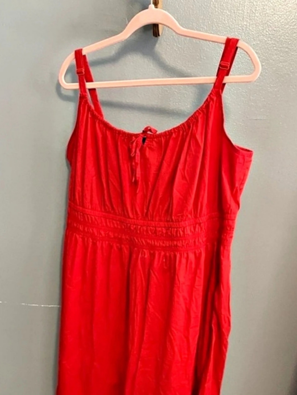 Lane Bryant Red Maxi Dress Size 18